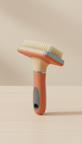 Ergonomic Grooming Comb with Rounded Teeth